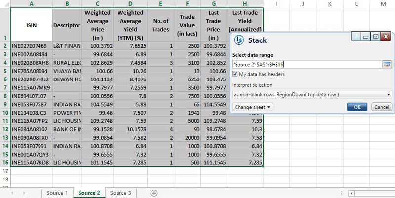 Source2 Data range